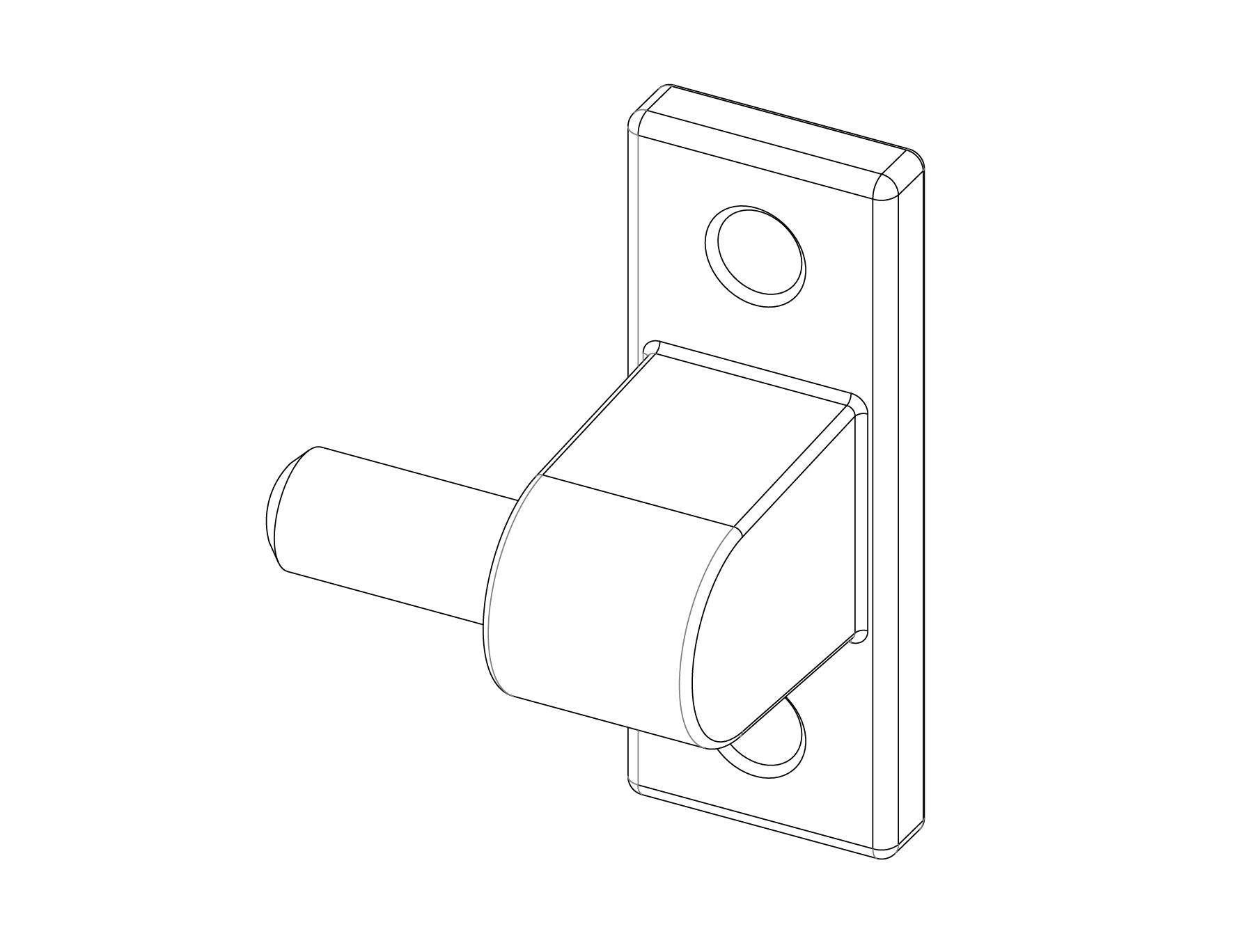 Fittings For Muilt-Point Latching System Latch